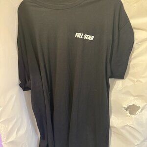 Full Send Nelk Boys Graphic T Shirt Black Confession Graphic 3XL